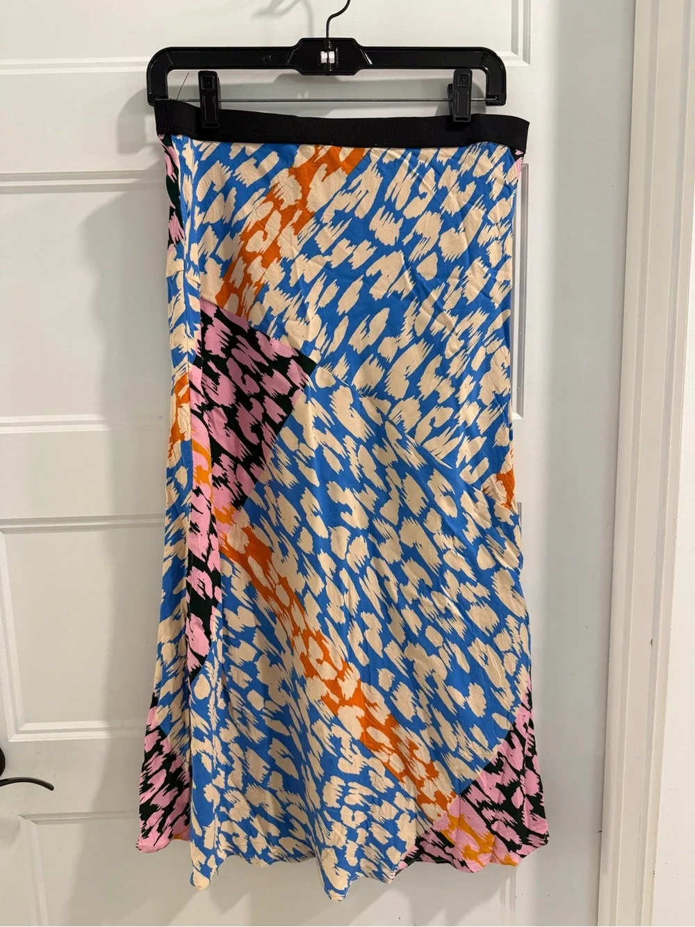 Corey Lynn Calter- Colorful Printed Midi Skirt-sz Medium!! Beautiful shape! - Picture 7 of 9